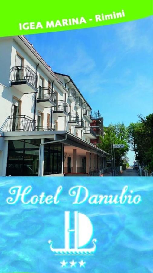 Hotel Danubio Беллария-Иджеа-Марина Экстерьер фото
